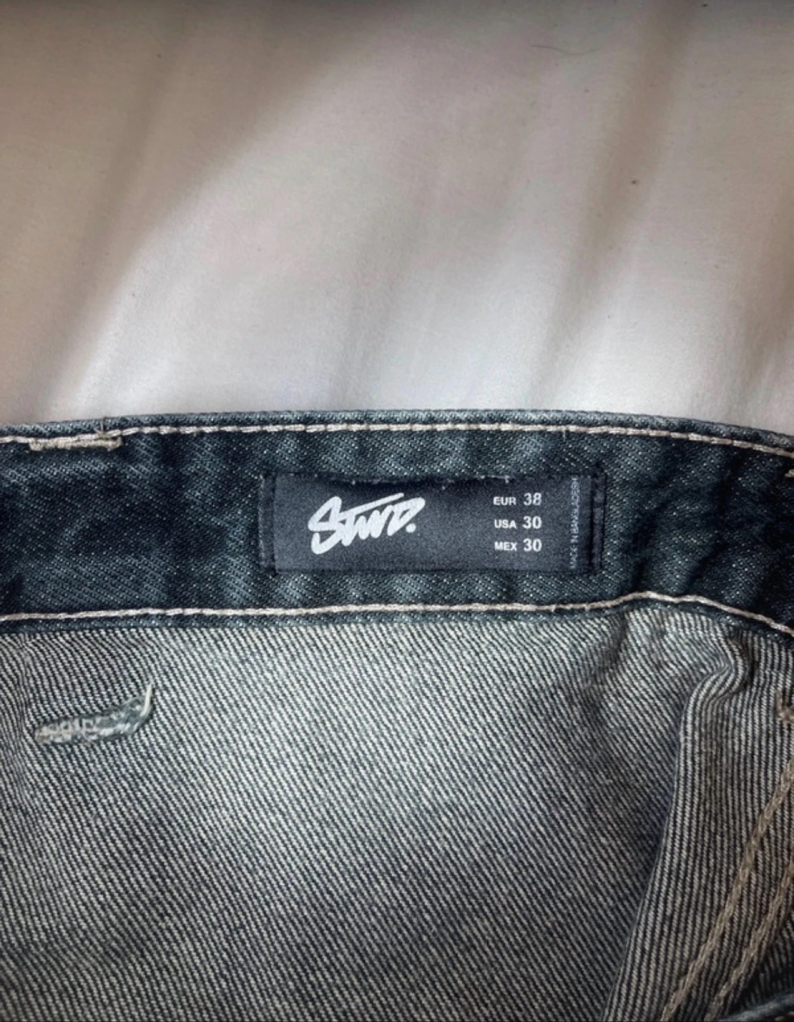 Black Denim Cargo Pants – photo 4